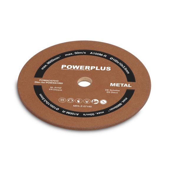 Disc abraziv Powerplus POWACG7010, 100 mm
